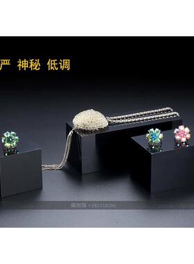 饰品底座亮黑色亚克力底