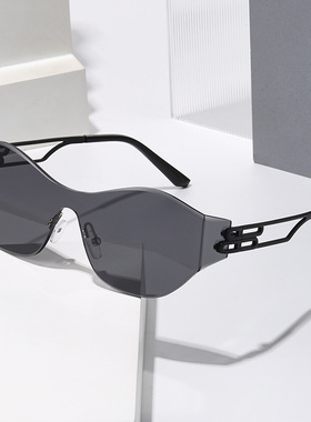 简影高级感无框墨镜眼镜