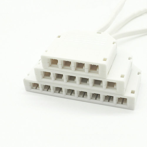 橱柜灯带杜邦端子分线盒一拖4/6/8孔低压灯条并联串联酒柜分线器 - 图3