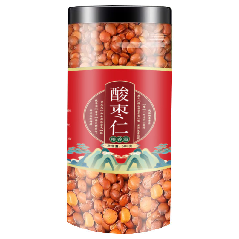 正宗酸枣仁炒熟500g正品中药材女性助眠睡眠粉膏非特级野生安神茶