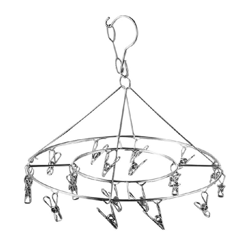 顺丰包邮不锈钢晾衣架多夹晾衣架家用不锈钢内衣袜子无痕晾晒,淘宝优惠券,粉丝福利购,淘宝优惠卷