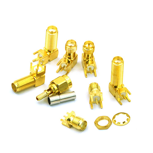 SMA/UFL/IPEX/IPX接头天线座子SMA-KE母座RF射频连接器插座母公头 - 图0