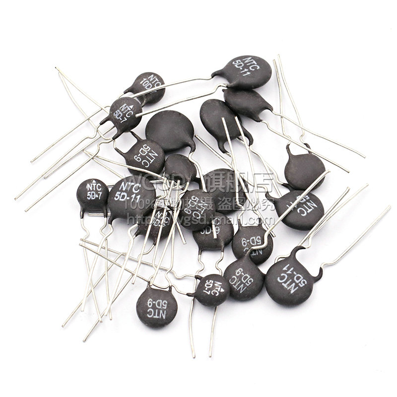 NTC热敏电阻负温度系数7 9 11 13 15 20 25 5D/8D/10D/20D/47D-5 - 图2