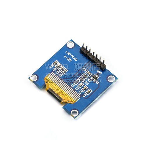 1.3寸oled  12864  SPI 提供原理图 例程 蓝色显示屏 模块 - 图3