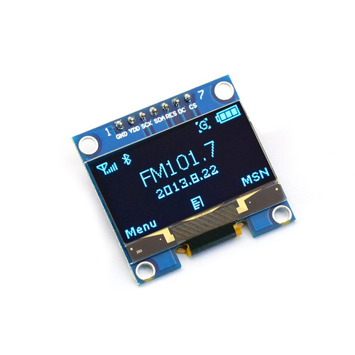 1.3寸oled  12864  SPI 提供原理图 例程 蓝色显示屏 模块 - 图0