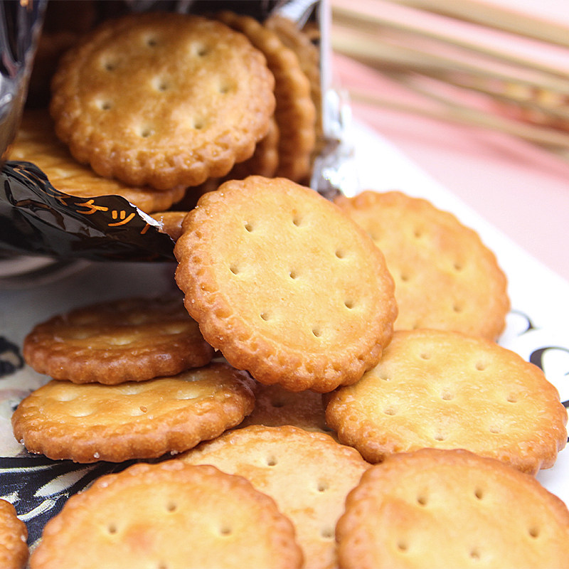 藤野一村日式小圆饼饼干罐装网红奶盐米勒天日盐南乳日本风味海盐,淘宝优惠券,粉丝福利购,淘宝优惠卷