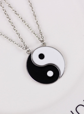 太极项链男女复古文艺配饰挂饰