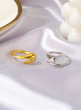 韩式爆款爱的拥抱情侣戒指