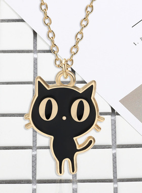 韩版动物百搭滴油挂饰吊坠项链