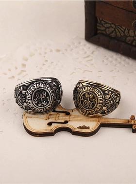 欧美纸牌屋戒指周边个性百搭潮男