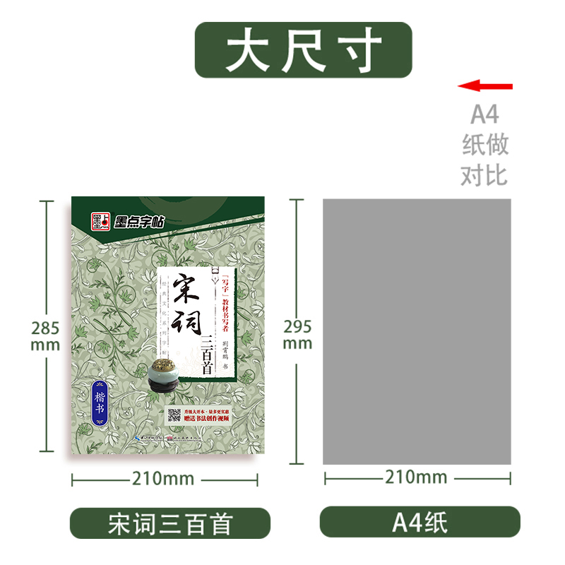 墨点字帖字帖练字成年练字帖大学生成人楷书行楷正楷荆霄鹏行书男生女生字体漂亮大气钢笔硬笔书法楷体手写临摹贴练字本恋上散文 - 图2