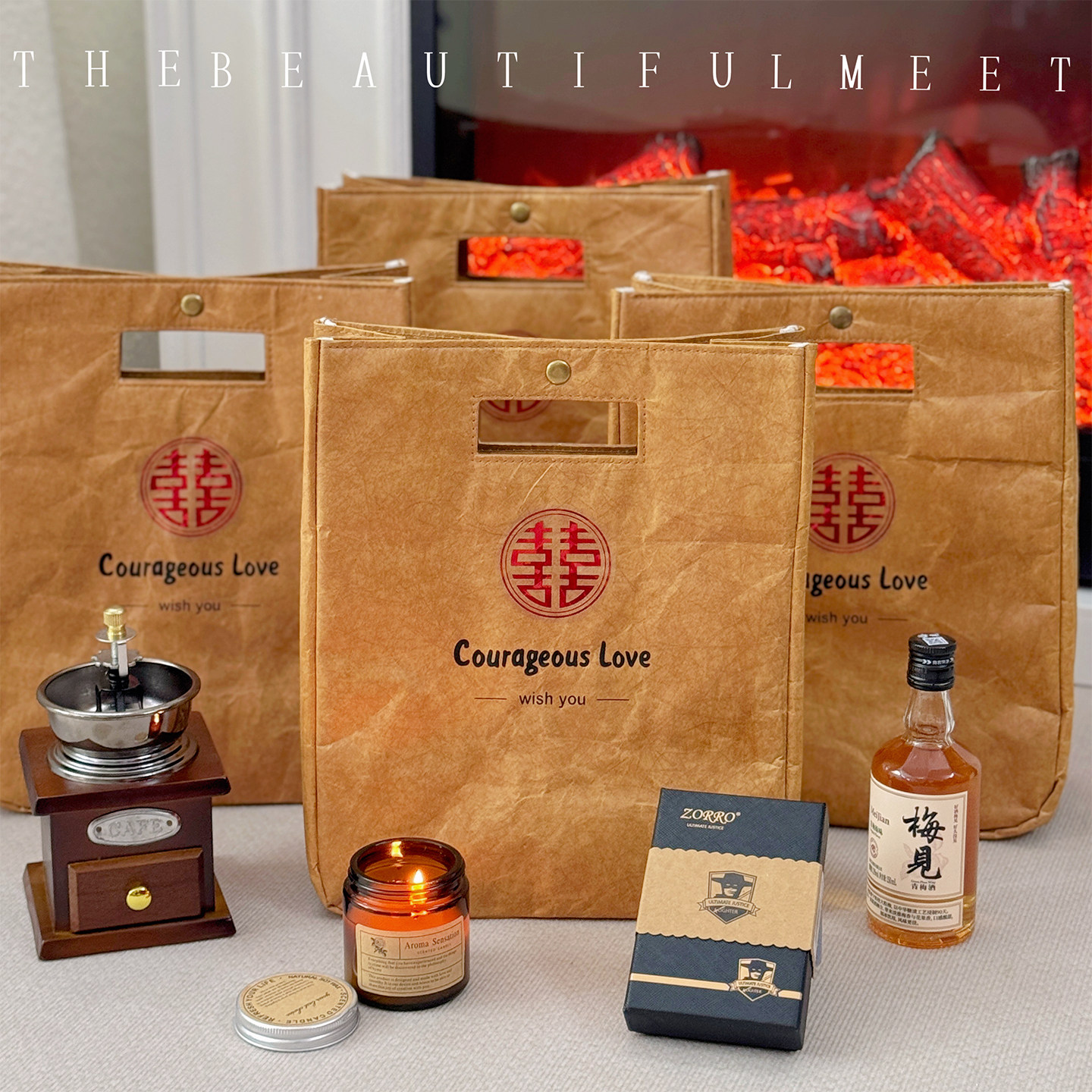 男士伴郎伴手礼袋盒结婚送兄弟朋友实用高级轻奢礼品包装袋杜邦纸,淘宝优惠券,粉丝福利购,淘宝优惠卷