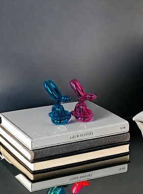 气球兔摆件软装家居饰品礼品创意家居装饰搭配客厅艺术品雕塑