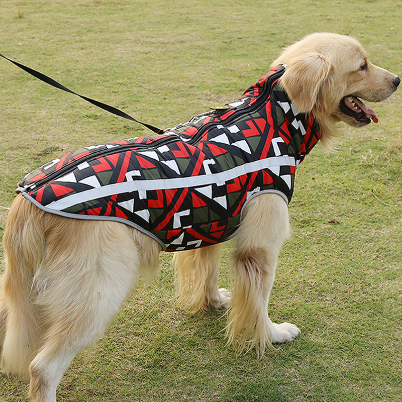 大狗狗衣服金毛拉布拉多边牧柴犬中型犬大型犬冬装保暖狗棉衣冬季 - 图2