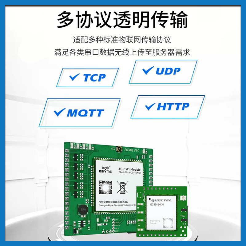 GPRS高性能低延迟透传全网通CAT1网络支持4g通信模块MQTTGPS定位,淘宝优惠券,粉丝福利购,淘宝优惠卷