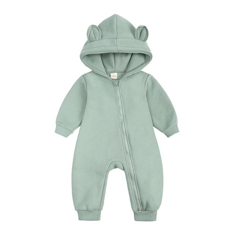 Baby Winter Clothes Newborn Bear Jumpsuit For Girls From 0 T - 图0