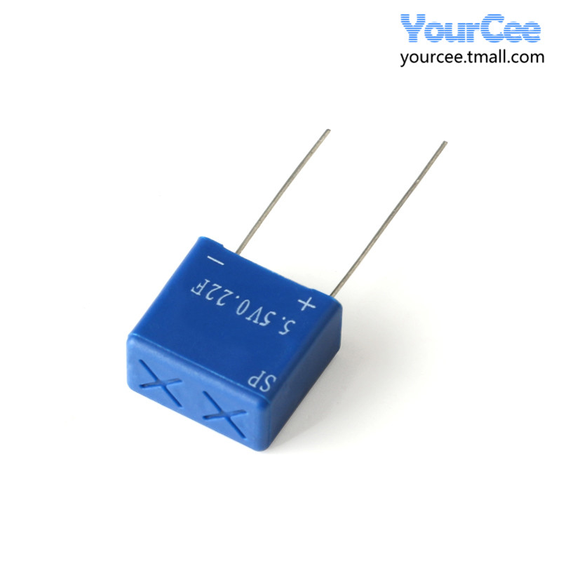 法拉电容 5.5V 0.22/0.47/1/1.5/2/4/5/10F 超级电容器 SP-5R5 - 图2