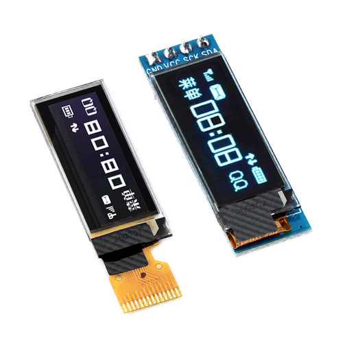 0.91寸OLED显示屏液晶屏幕SSD1306驱动串口屏128*32裸屏模块 - 图0
