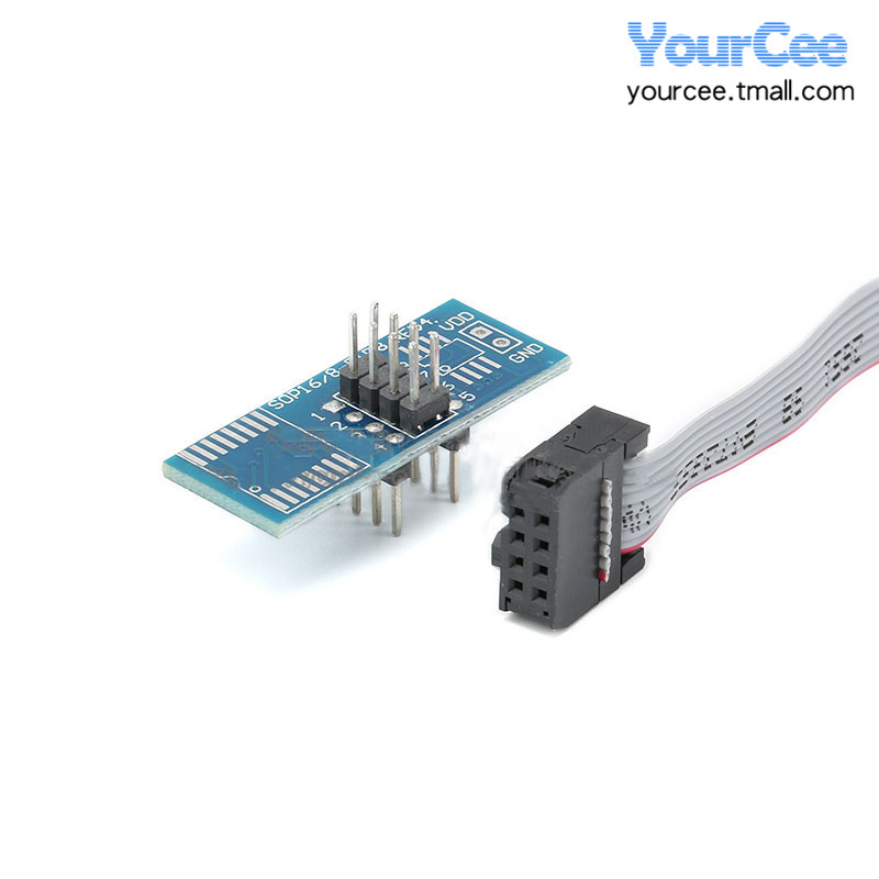 SOIC8/SOP8测试夹子/宽窄体通用/转接板/免拆测试烧录座夹子-图3