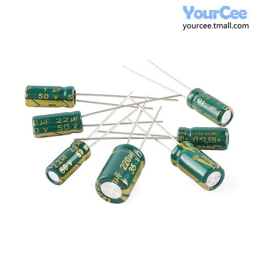 高频直插铝电解电容 1uF-3300uF 16V25V35V50V100V 22uF47uF330uF - 图2