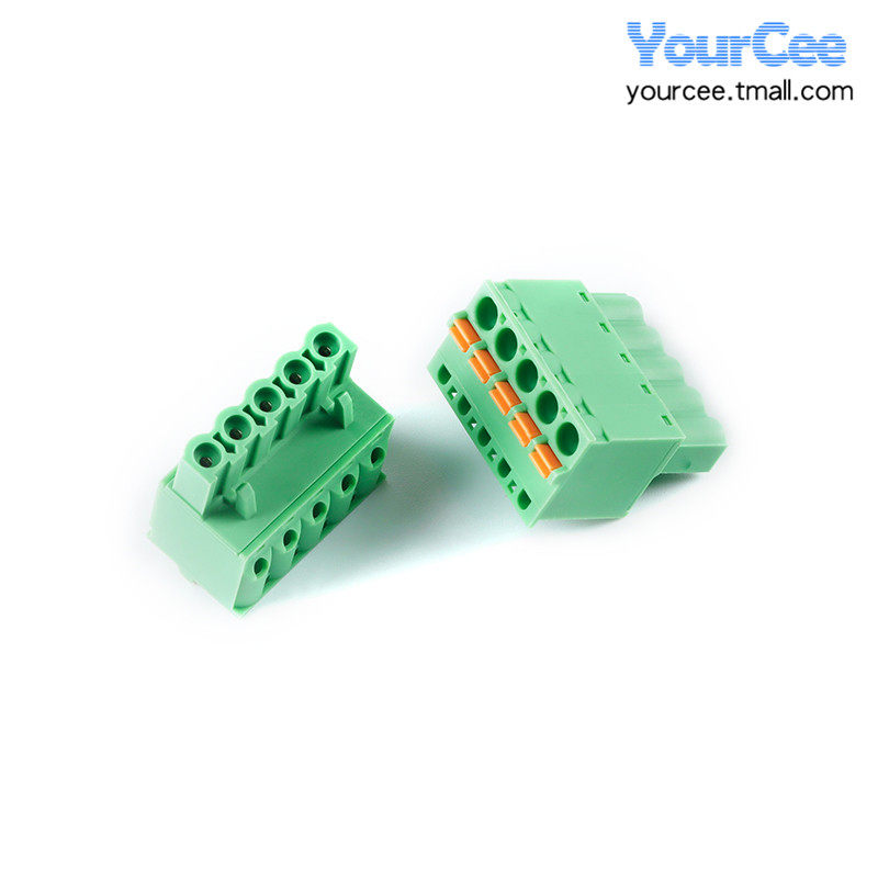 KF2EDGKD-2/3/4/5/6/8/10P/插头 5.08mm间距插拔式接线端子 - 图2