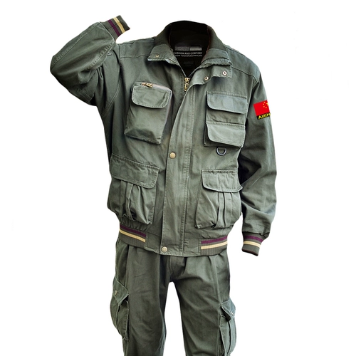 Мужской дорожный камуфляжный хлопковый комплект для работы для школьников, увеличенная толщина