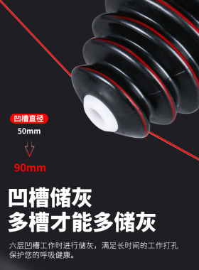 电锤防尘罩冲击钻防尘器家用电钻防尘接灰碗挡灰配件大全电锤工具