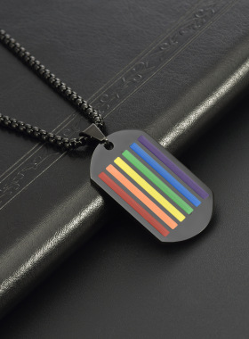 wlw彩虹项链个性同暗号