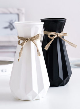 腊梅花专用防摔北欧塑料花瓶