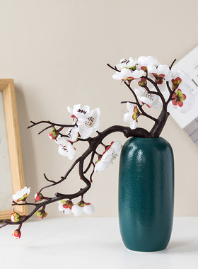 新中式腊梅花专用仿真花瓶摆件