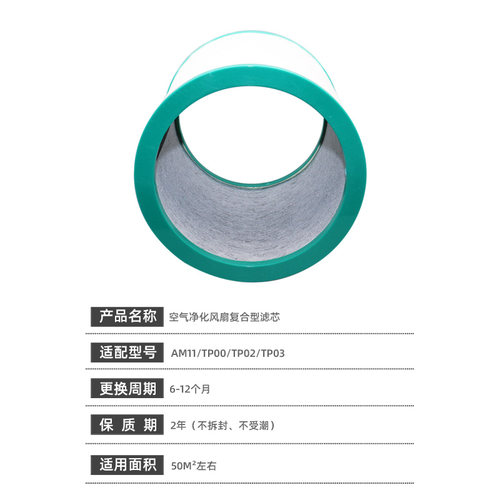 适配戴森Dyson空气净化器过滤网TP00/02/03/AM11无叶风扇滤芯BP01 - 图2