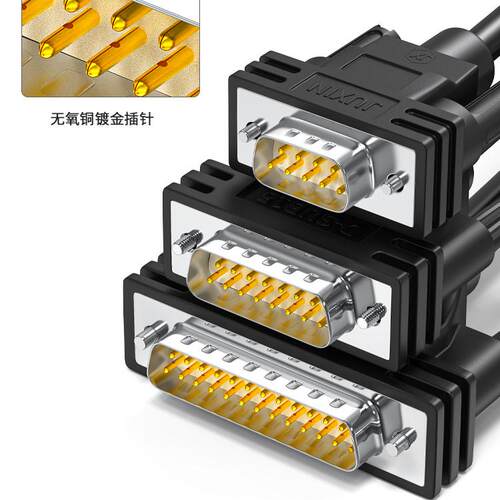 工业DB9串口线DB15 DB25单头线9针端子线DB25连接线RS232接线端子 - 图2