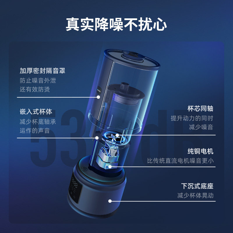 德国蓝宝轻音破壁机家用加热豆浆机 blaupunkt破壁机