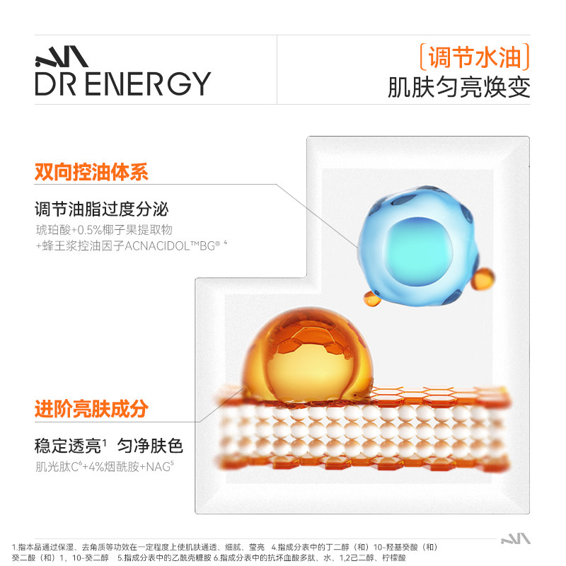 黛优佳精华液学生女光感平衡小银帽控油保湿舒缓官方旗舰店正品
