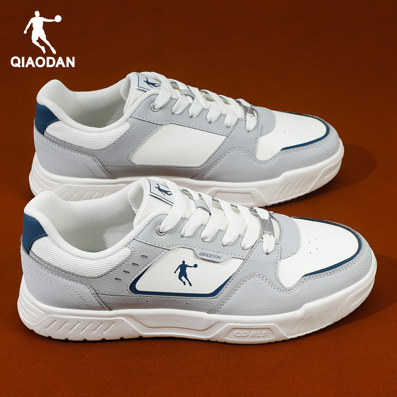 乔丹运动鞋男鞋2025冬季新款百搭休闲鞋子小白鞋正品男士低帮板鞋 - 图3