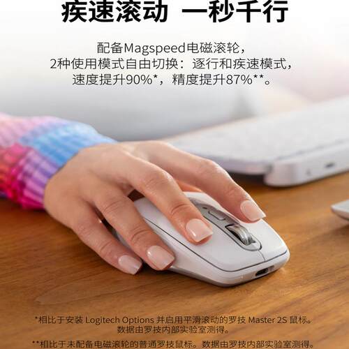罗技MX Anywhere 3s无线蓝牙鼠标充电便携办公自定义宏静音女生 - 图2