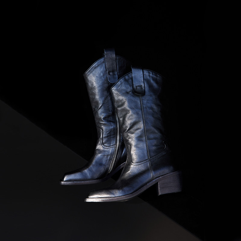 Le' Murmure 万变不离其“棕”原胚重工水洗马皮 中筒手工西部靴,淘宝优惠券,粉丝福利购,淘宝优惠卷