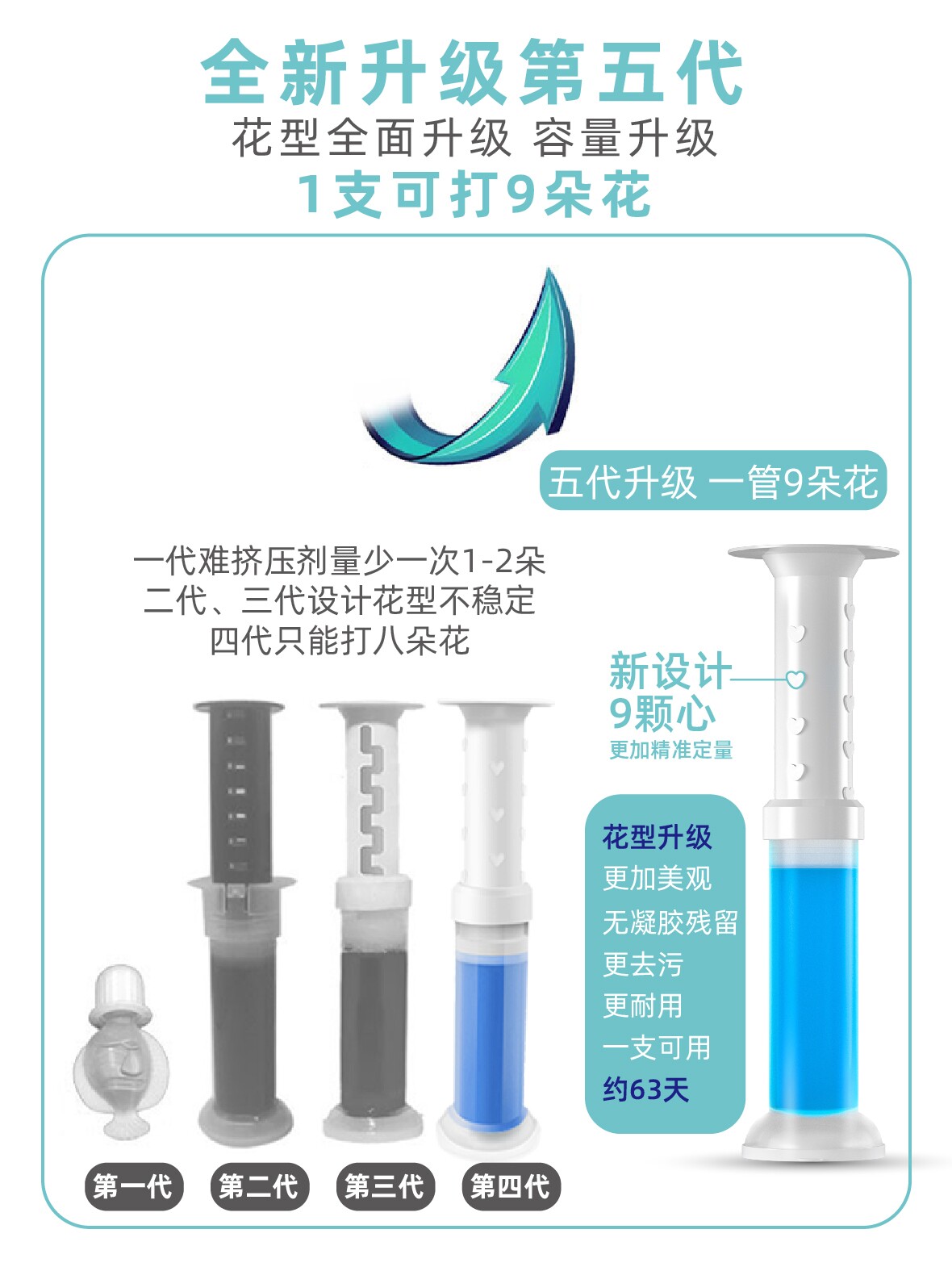 马桶去异味厕所小花凝胶日本洁厕灵 馨郁马桶清洁剂/洁厕剂