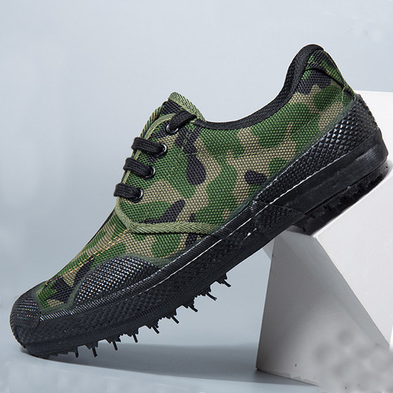 Anti-slip and wear-resistant rubber sole work shoes