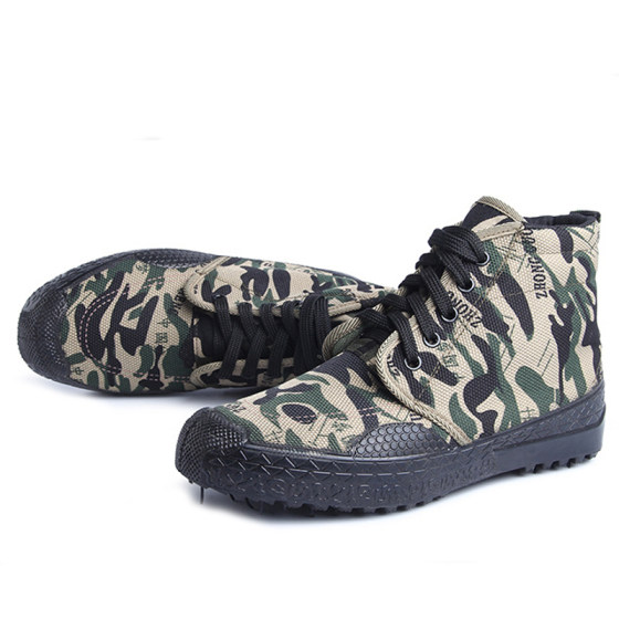 Lightweight high-top liberation shoes for labor protection at construction sites