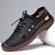 Men's Leather Shoes Crocs Casual Shoes Middle-aged and Elderly Sandals