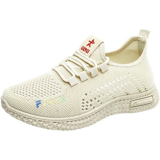 Leisure sports mesh breathable soft sole shoes non-slip and wear-resistant