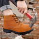 Labor protection shoes, anti-smash and anti-puncture welder work shoes