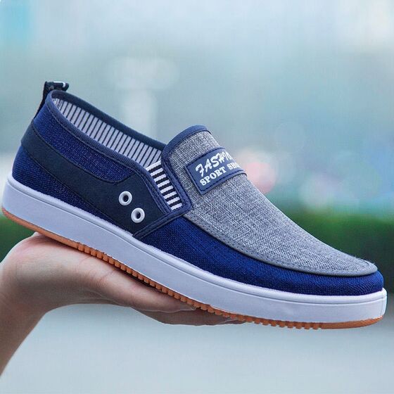 Old Beijing cloth shoes breathable non-slip soft sole casual men's shoes
