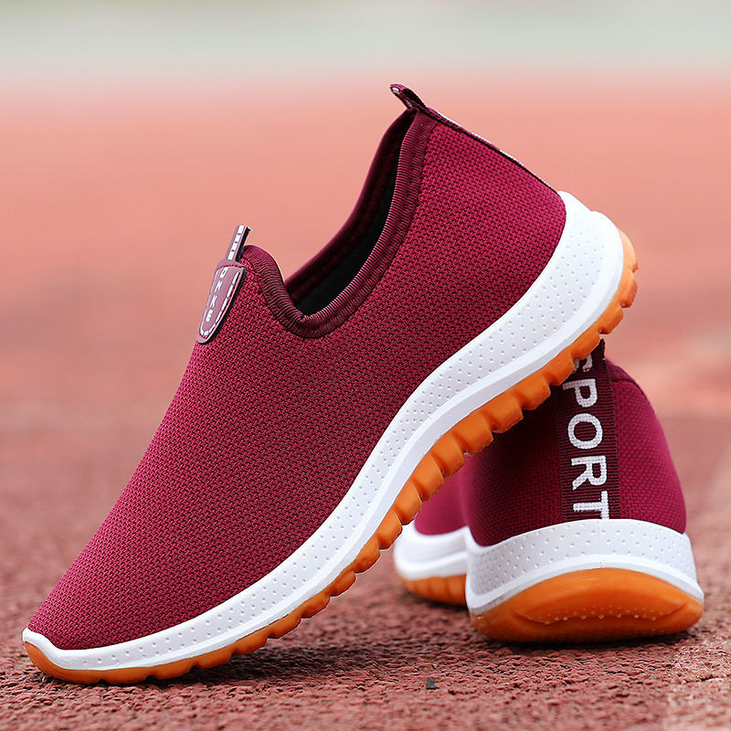 冬季加绒加厚老北京布鞋女士棉鞋中老年保暖棉靴一脚蹬防滑妈妈鞋 - 图2