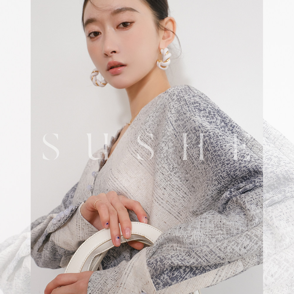 束皙/ sushe高奢定制肌理感连衣裙 束皙连衣裙