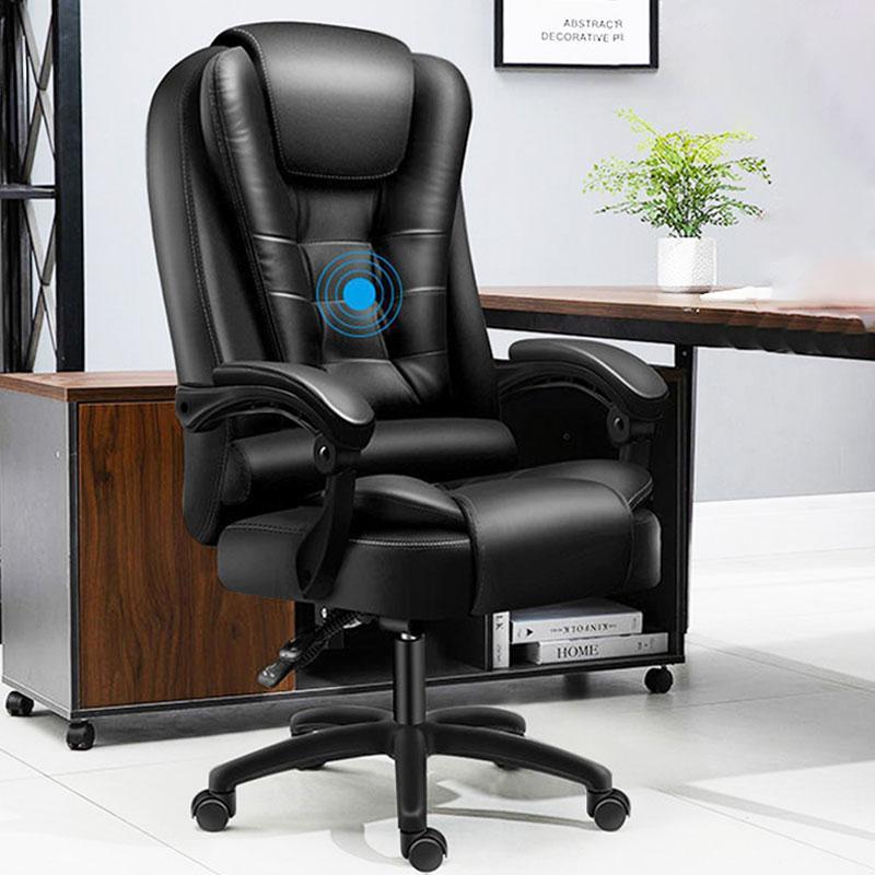 老板椅办公椅子舒适久坐书房靠背商务会议室舒服家用电竞座电脑椅-图1
