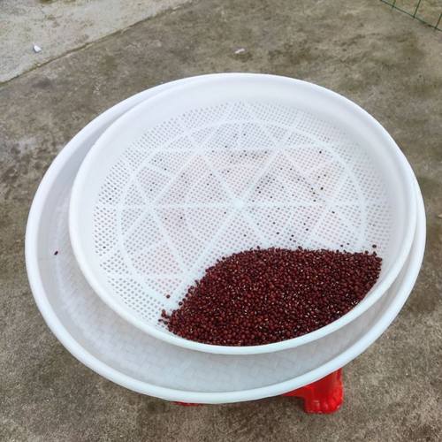 筛子簸箕家用晒菜干货晒东西神器塑料粗细孔筛网筛米虫的圆形塞子 - 图2