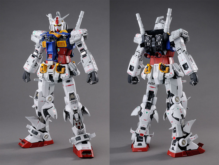 万代PG UNLEASHED 1/60 RX-78-2 PGU元祖高达2.0拼装模型现货-图3