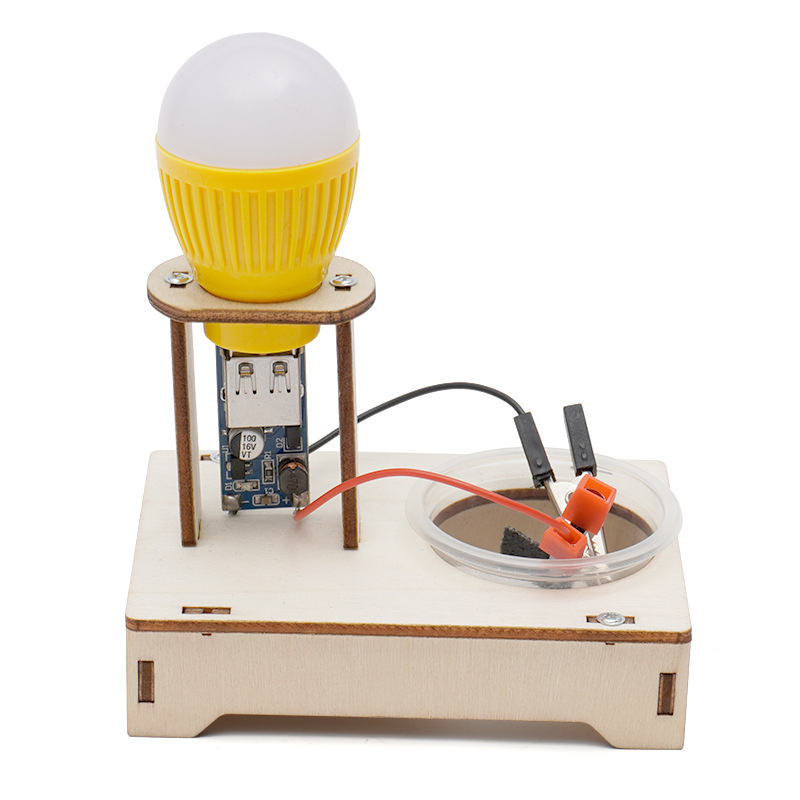 中小学生科技制作小发明手工diy盐水发电机科学实验套装益智科普-图2